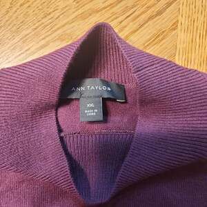 Ann Taylor Cowl Neck Wool Blend Sweater Dress